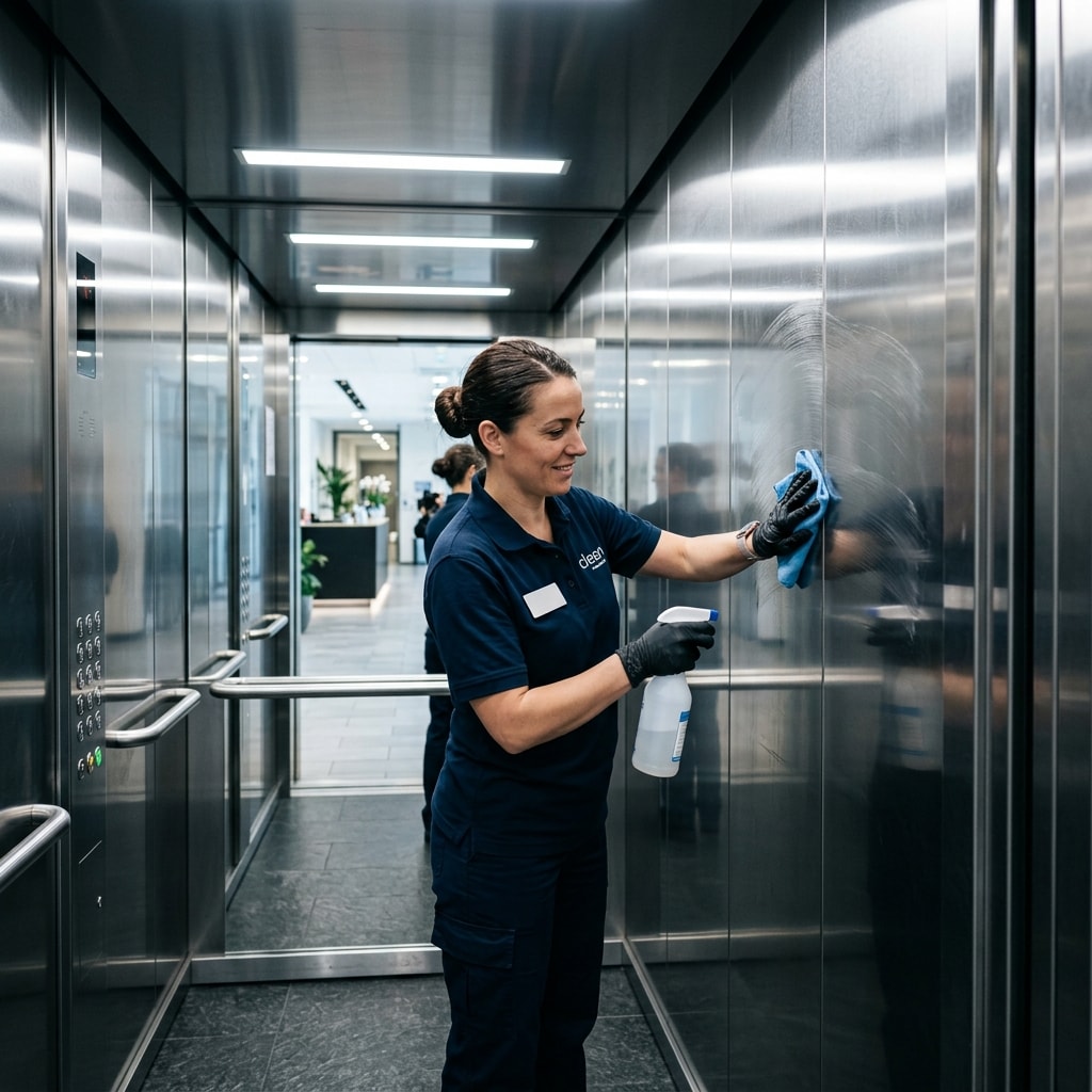 Professionel elevatorrengøring